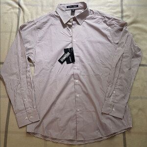 Men's Crownlux Performance Gingham Dress Shirt